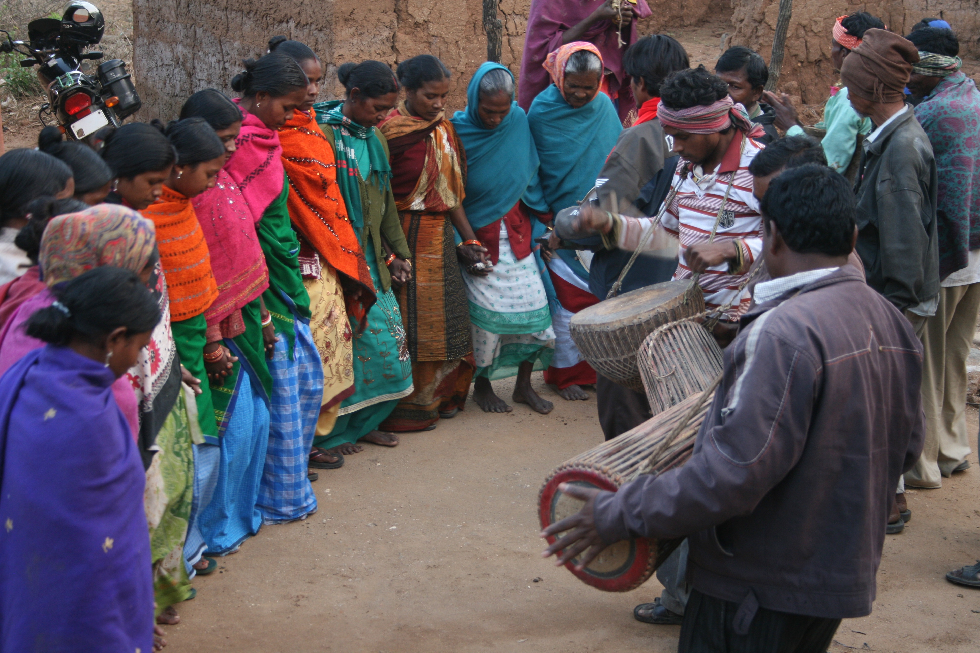 Santal musicians in Eastern India by Rolf Killius