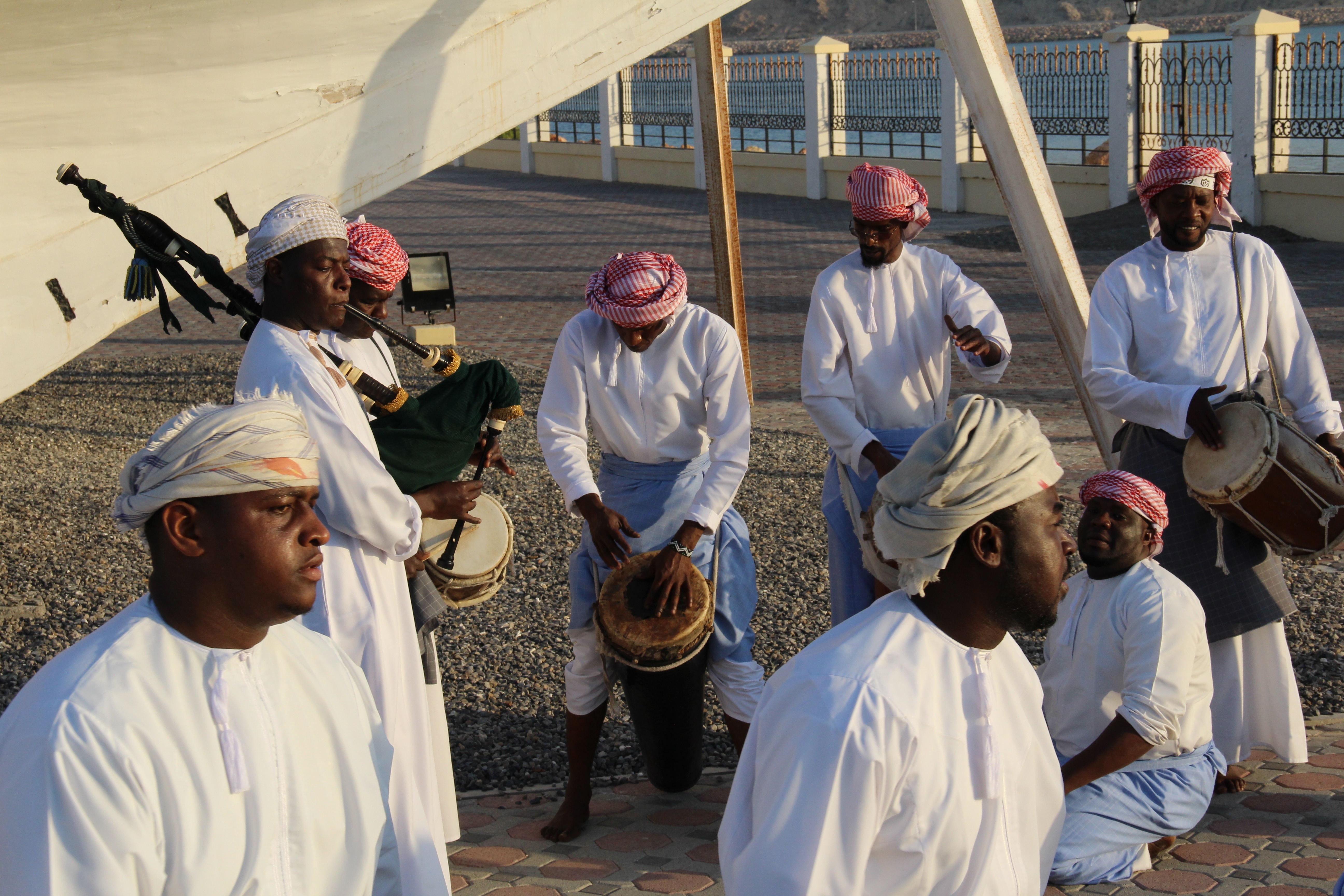 Sea Music in Sur, Oman by Rolf Killius